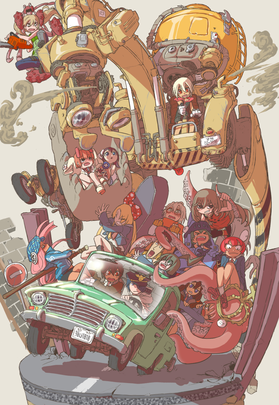 6+boys, 6+girls, 999knight, albert_(park_ssi-yu_daegi), black_eyes, black_hair, blonde_hair, blue_eyes