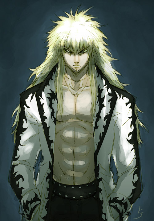 kei_sakura, konjiki_no_gash!!, long_hair, male, male_only, manly, muscle, parco_folgore