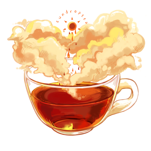 clouds, cup, drink, droplet, english_text, ichiknees, lowres, no_humans