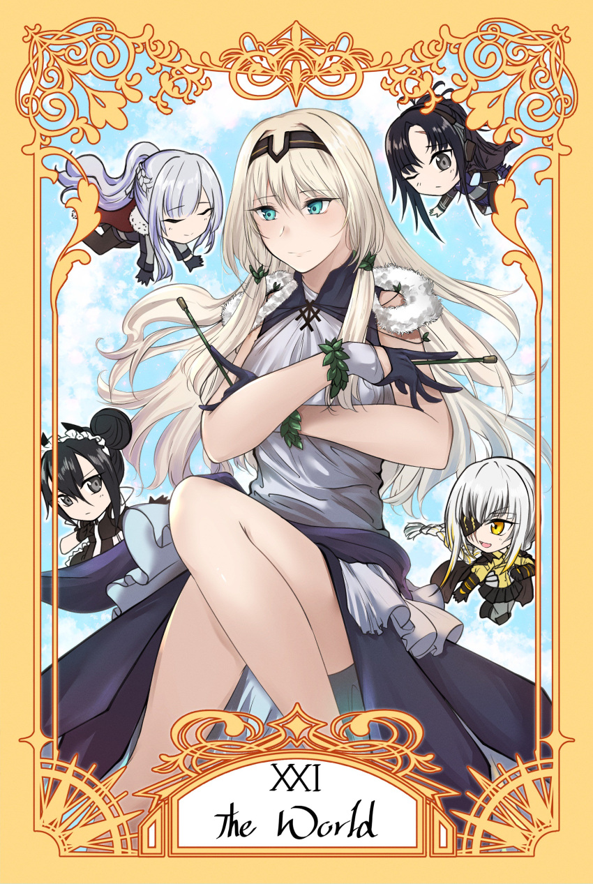 5girls, absurdres, agent_(girls_frontline), ak-12_(girls_frontline), an-94_(girls_frontline), angelina_(girls_frontline), black_hair, blonde_hair