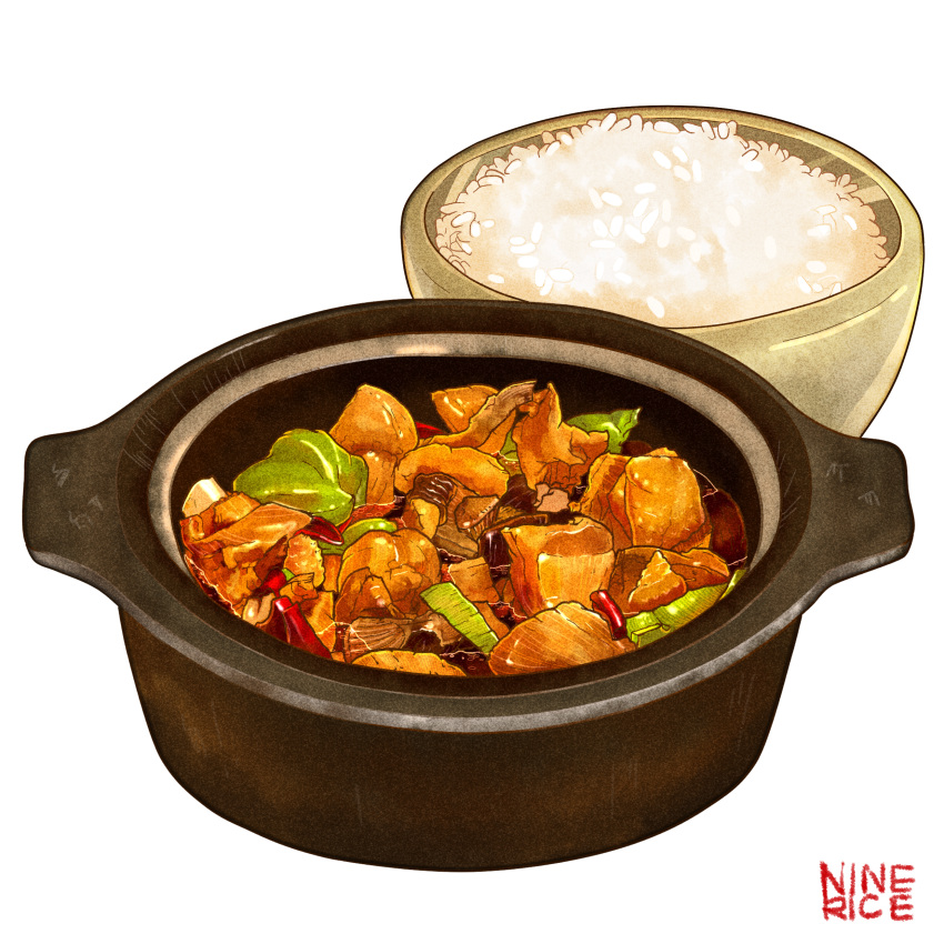 absurdres, artist_name, bowl, chinese_food, commentary_request, food, highres, jiumudao