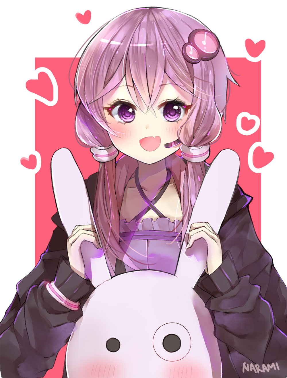 1girl, anniversary, artist_name, blush, criss-cross_halter, doll, dress, fang