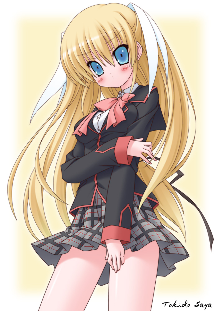 blue_eyes, hair_ornament, hisane, legs, little_busters!, little_busters!!, long_hair, school_uniform