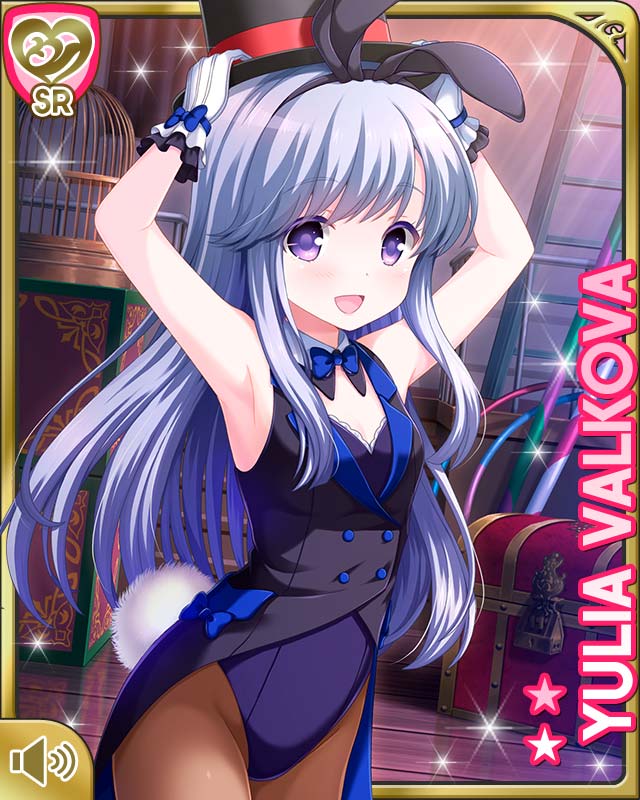 1girl, animal_ears, armpits, arms_up, black_coat, black_hat, black_leotard, bow