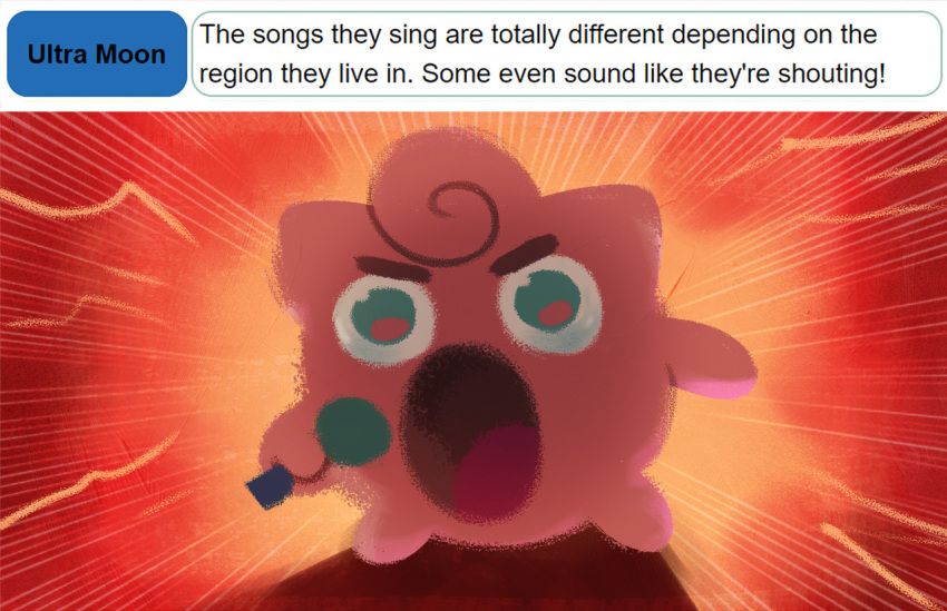 >:o, angry, creatures_(company), everydaylouie, game_freak, gen_1_pokemon, jigglypuff, louie_zong, microphone, nintendo, pokedex, pokemon, red_background, shouting