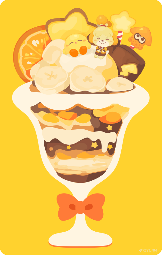1boy, 1girl, alternate_color, animal, animal_crossing, animal_ears, banana, blonde_hair