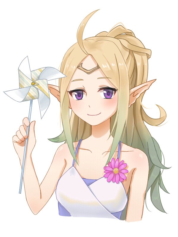 1girl, ahoge, alternate_costume, blonde_hair, circlet, closed_mouth, fire_emblem, fire_emblem:_kakusei