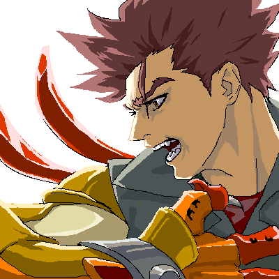 claws, fang, kazuma_(scryed), lowres, male, oekaki, scryed, torisuna_kazuma