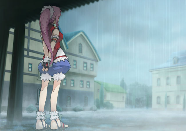 alchemist, arms_behind, etward_deisler, fingerless_gloves, gloves, gust, long_hair, mana_khemia