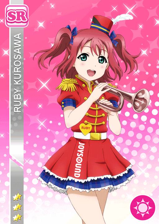 blush, character_name, dress, green_eyes, kurosawa_ruby, love_live!_school_idol_festival, love_live!_sunshine!!, pin_hair
