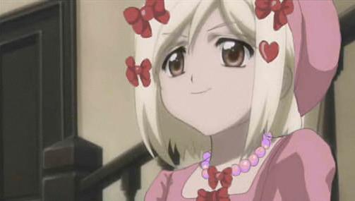 blonde_hair, brown_eyes, cap, higurashi_no_naku_koro_ni, lambdadelta, miyo_takano, photoshop, smile, umineko_no_naku_koro_ni