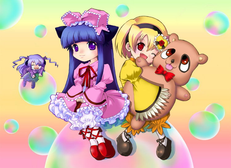 barasuishou, barasuishou_(cosplay), cosplay, furude_rika, hanyuu, higurashi_no_naku_koro_ni, hina_ichigo, hina_ichigo_(cosplay)
