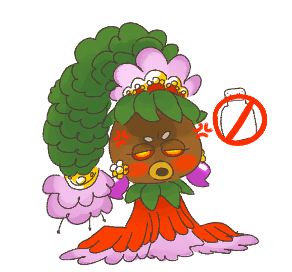angry, deku_princess, dress, flower, leaf, makeup, nintendo, no_symbol