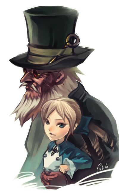 beard, blonde_hair, blue_eyes, cornelia, doll, facial_hair, gepetto, glasses