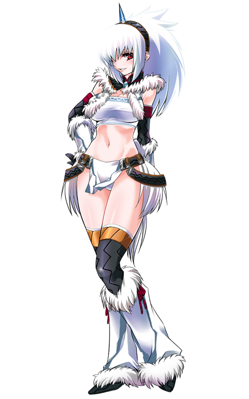 amami_yukino, elbow_gloves, gloves, hairband, horn, horns, kirin, kirin_(armor)