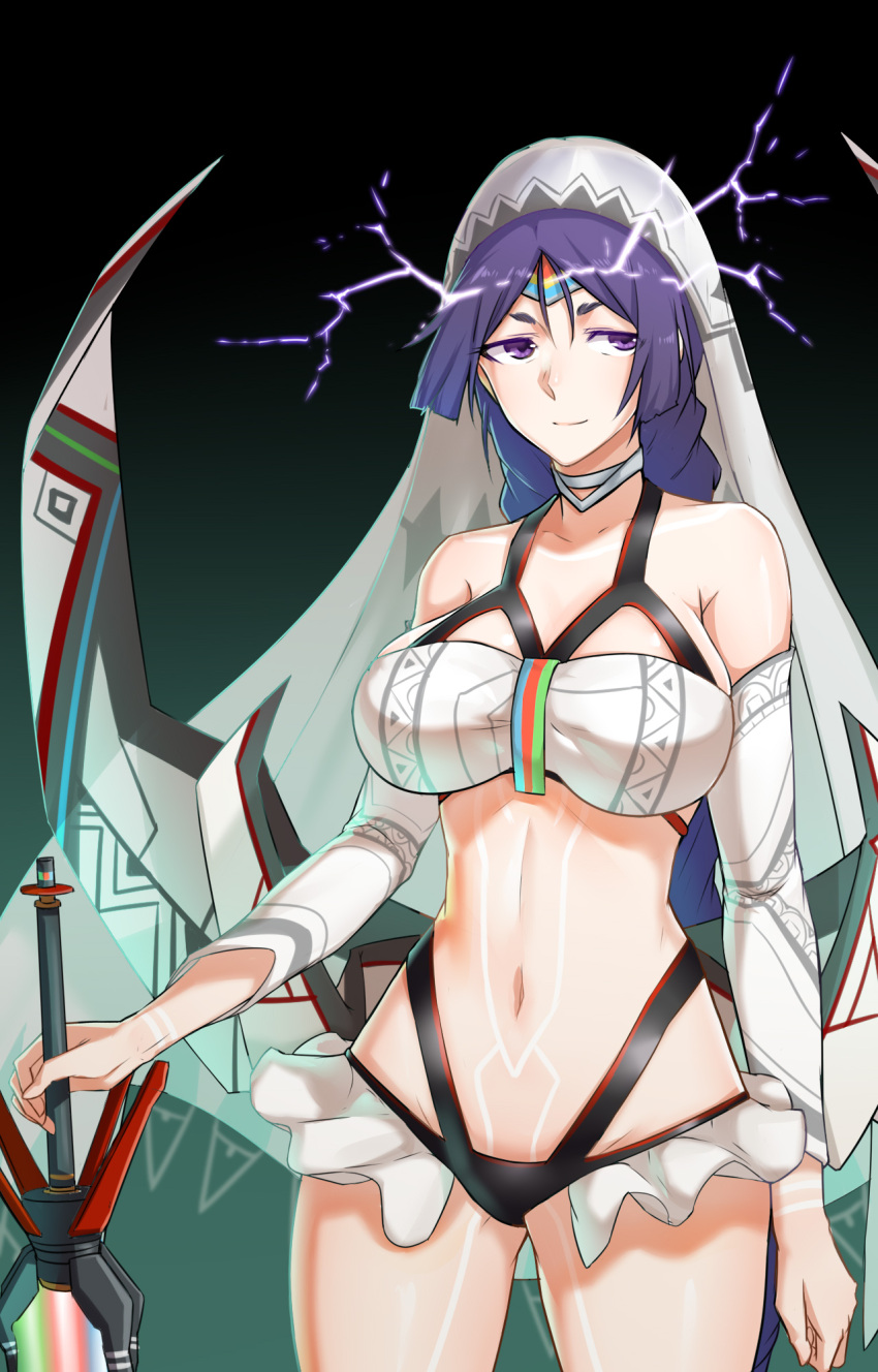 1girl, altera_(fate), altera_(fate)_(cosplay), bangs, bikini, bodypaint, breasts, choker