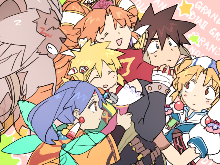 breasts, character_request, closed_mouth, commentary_request, dress, elena_(grandia), grandia, grandia_ii