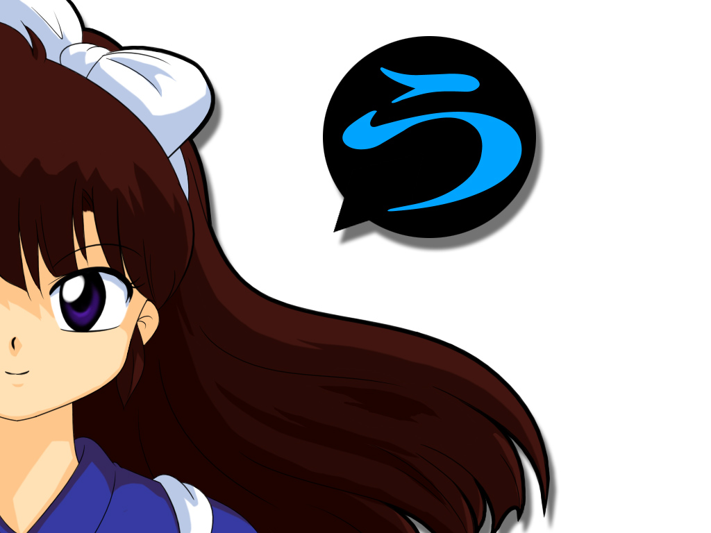 bow, brown_hair, hair_bow, kj_(artist), kuonji_ukyo, kuonji_ukyou, long_hair, parody