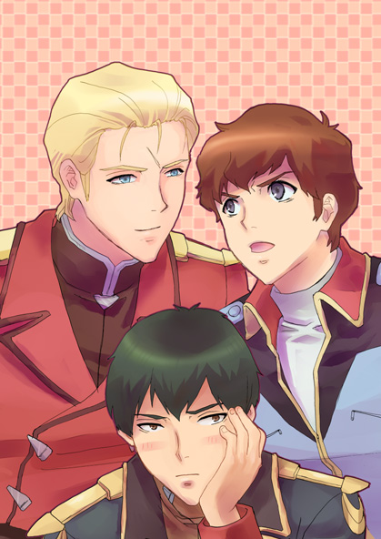 blush, char's_counterattack, char's_counterattack, char_aznable, gundam, gyunei_guss, male, military