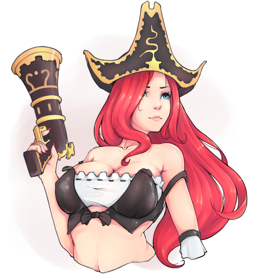 1girl, bandeau, bare_shoulders, black_bikini_top, blue_eyes, breasts, cleavage, cropped_torso