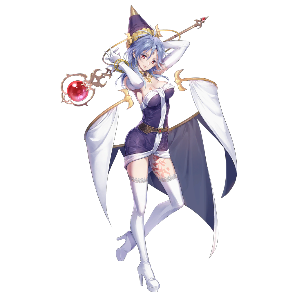 ahoge, armpits, arms_behind_head, blue_hair, boots, bracelet, breasts, celine_jules