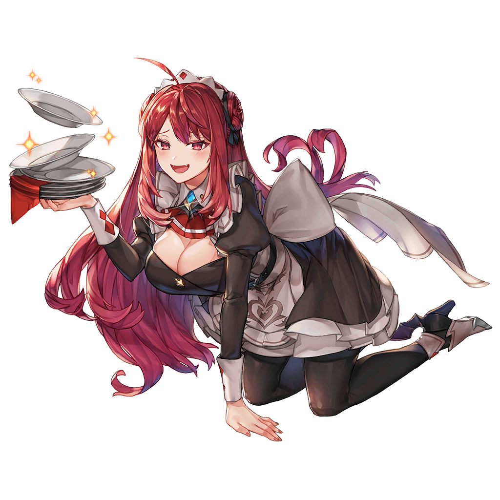 :d, ahoge, belt, belt_buckle, blush, bow, breasts, buckle