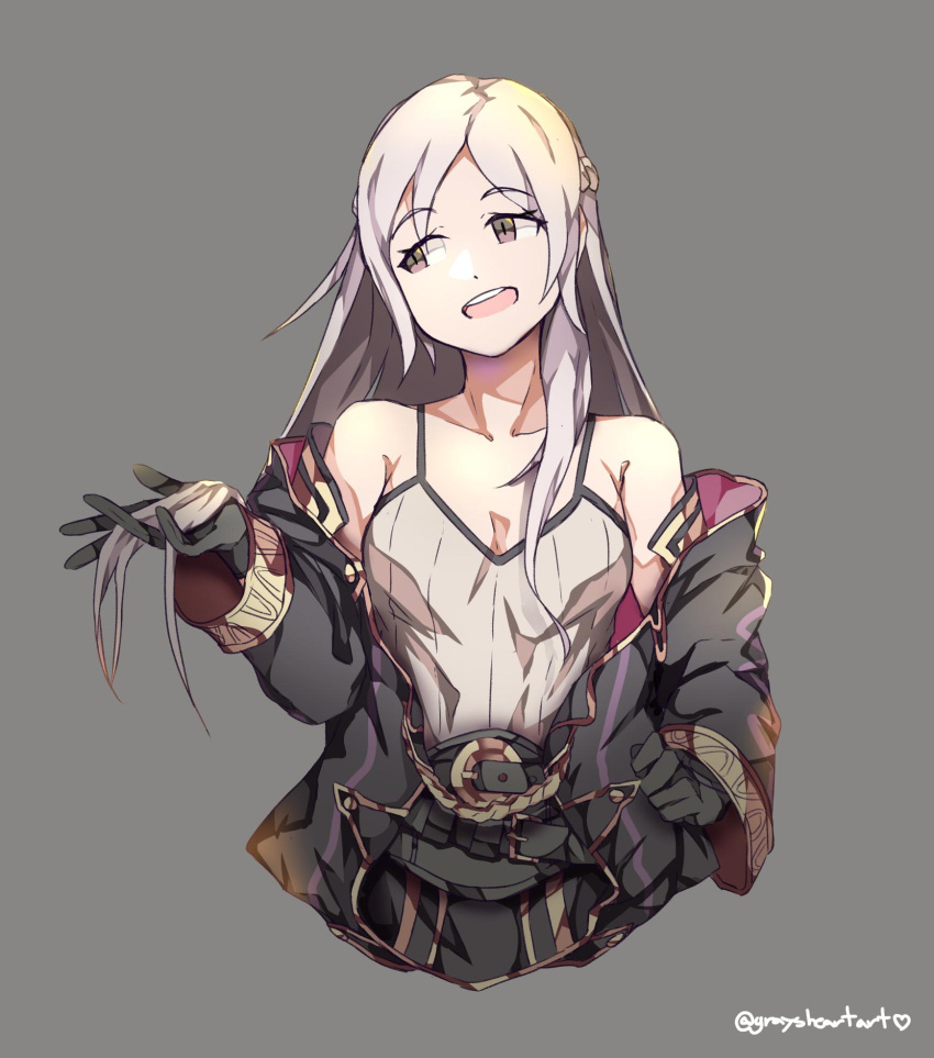 1girl, belt, black_gloves, female_my_unit_(fire_emblem:_kakusei), fire_emblem, fire_emblem:_kakusei, gloves, graysheartart