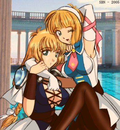 breasts, cassandra_alexandra, gloves, green_eyes, large_breasts, lowres, pantyhose, rubyconcream