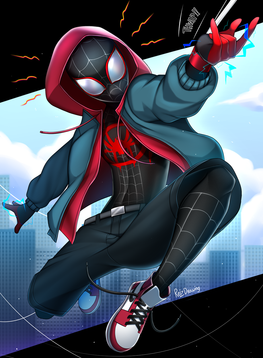 1boy, artist_name, belt, black_belt, black_legwear, blue_jacket, bodysuit, commentary