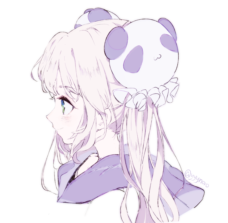 1girl, bangs, blush, captain_yue, closed_mouth, eyebrows_visible_through_hair, green_eyes, hair_ornament