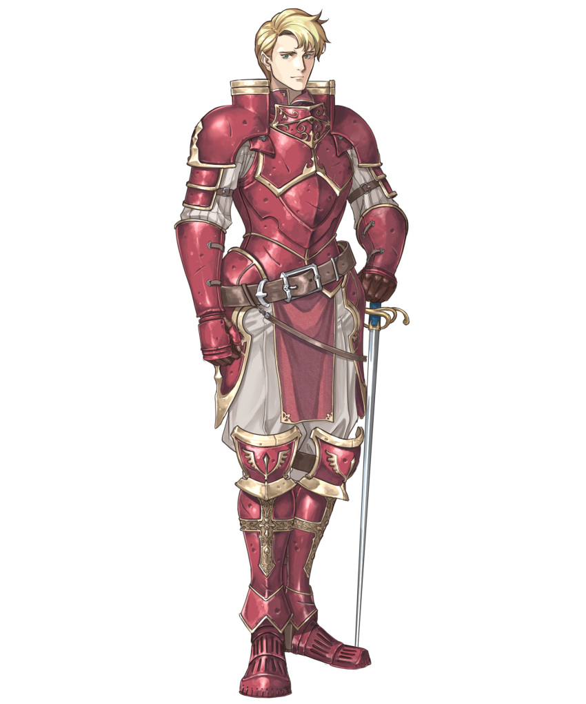 1boy, alba, armored_boots, belt, blonde_hair, boots, fire_emblem, fire_emblem:_seisen_no_keifu