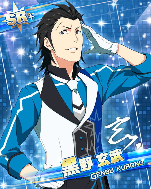 black_hair, brown_eyes, character_name, dress, genbu_kurono, idolmaster, idolmaster_side-m, short_hair, smile