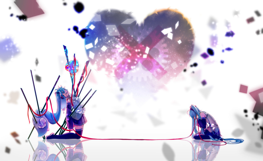 1girl, absurdres, bandaid, bare_shoulders, black_footwear, blue_eyes, blue_hair, blue_hairband