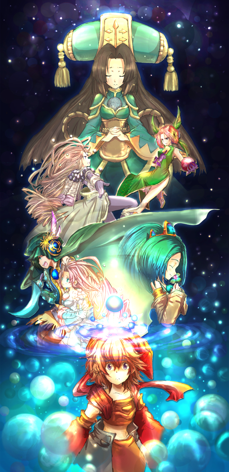 baku_(artist), card, closed_eyes, elazul, esmeralda_(lom), esmeralda_(mana), fairy, florina