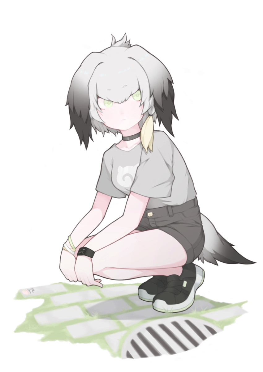 1girl, absurdres, alternate_costume, arm_rest, artist_logo, bangs, bare_arms, bare_legs