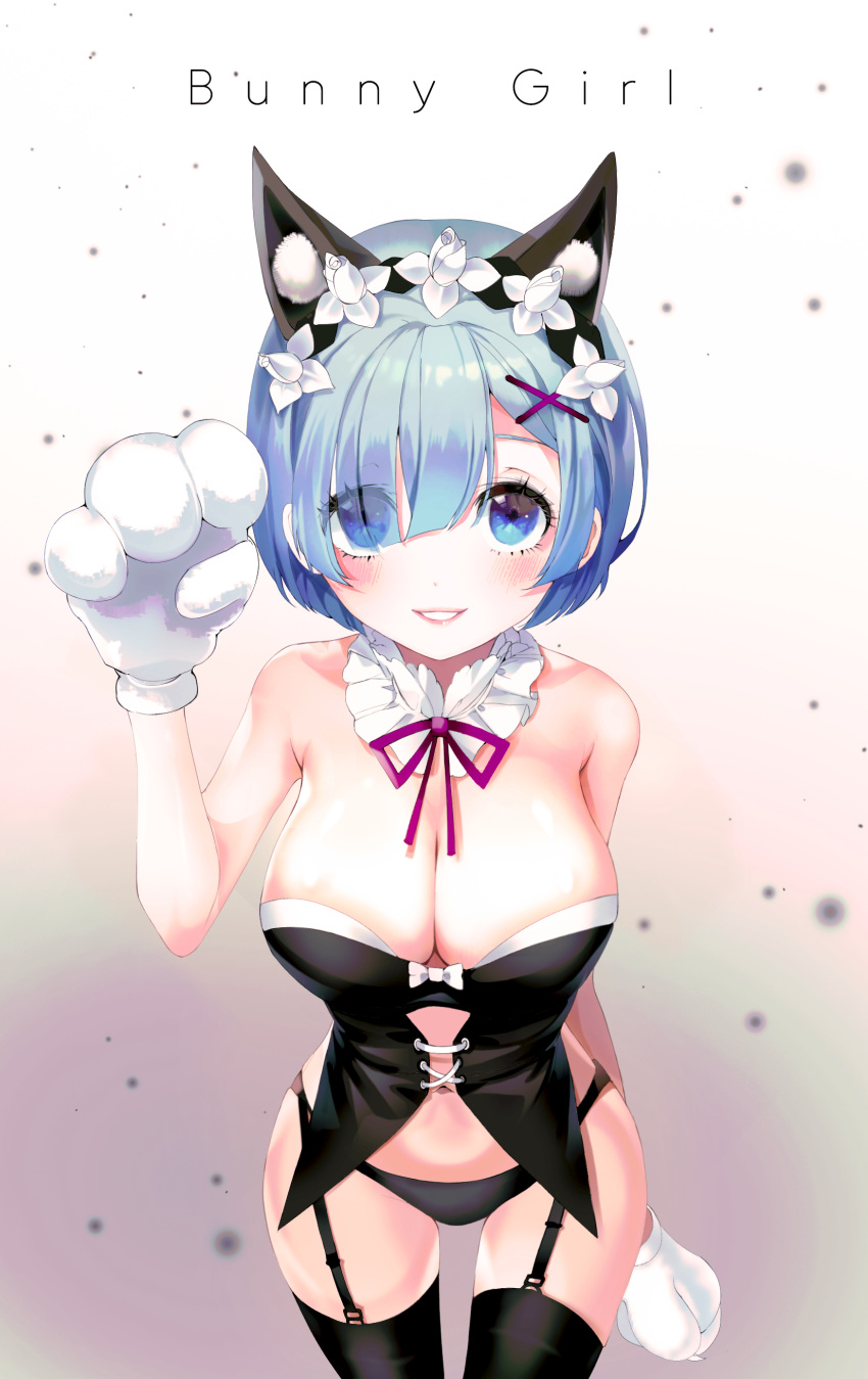 1girl, absurdres, animal_ear_fluff, animal_ears, arm_at_side, bangs, bare_shoulders, black_legwear