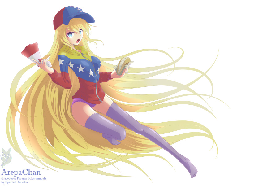 1girl, absurdres, aqua_eyes, arepa, arepa-chan, artist_logo, artist_name, blonde_hair