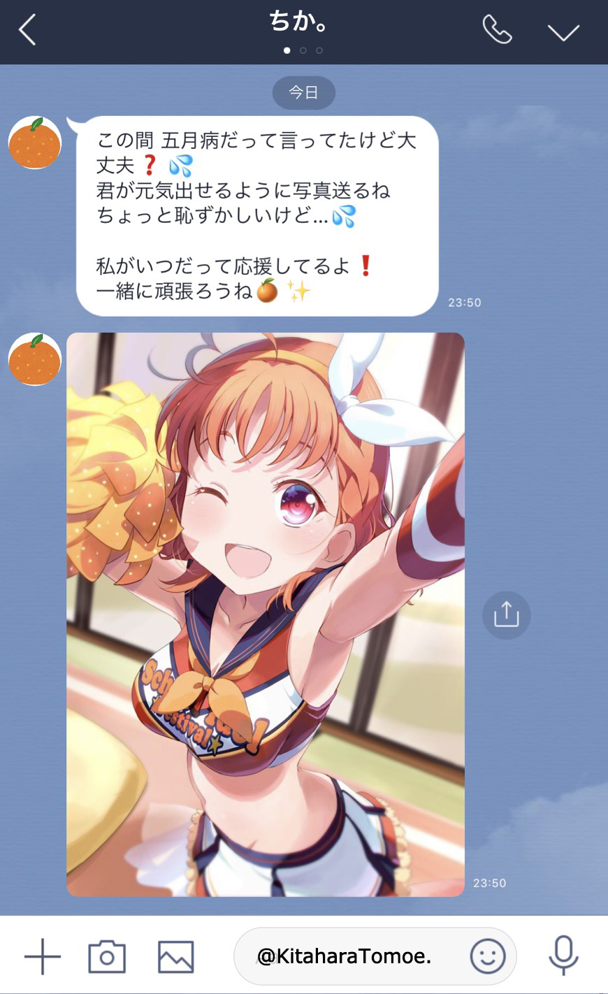 1girl, ;d, ahoge, arm_up, armpits, bangs, braid, breasts