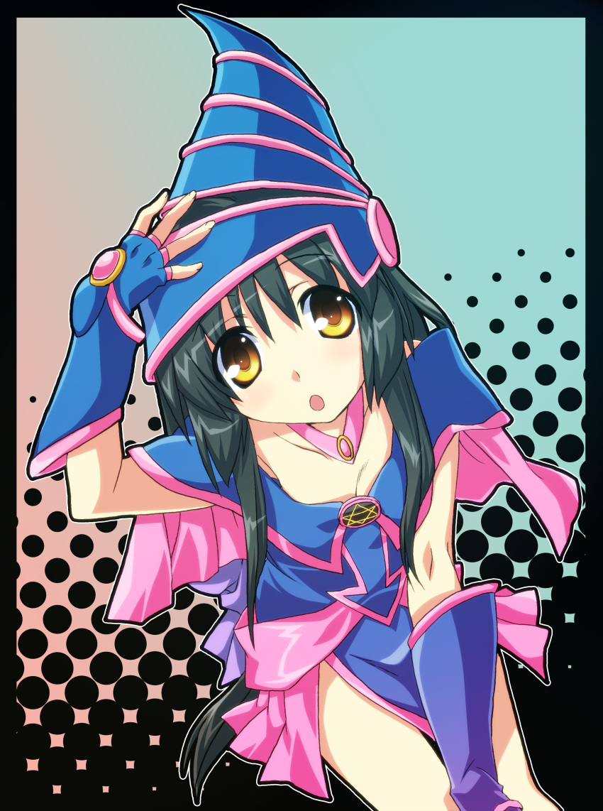 absurdres, clannad, cosplay, dark_magician_girl, dark_magician_girl_(cosplay), highres, ibuki_fuuko, pentacle