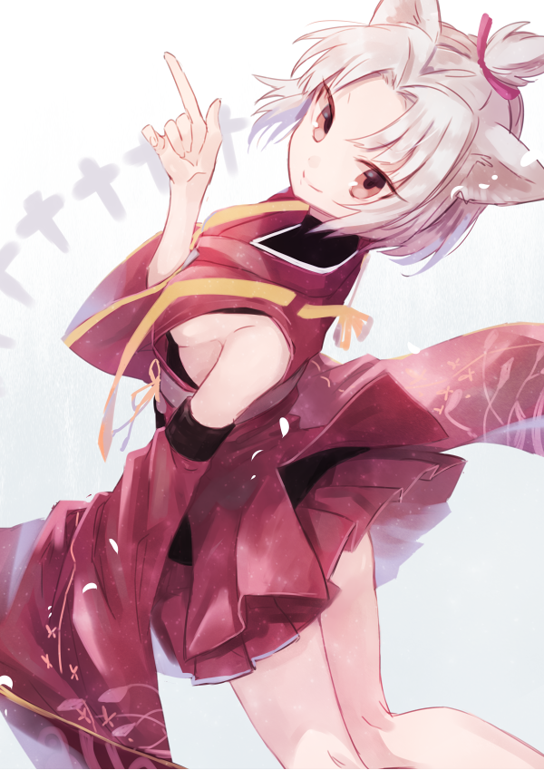1girl, animal_ears, azur_lane, breasts, brown_eyes, commentary_request, detached_sleeves, from_behind
