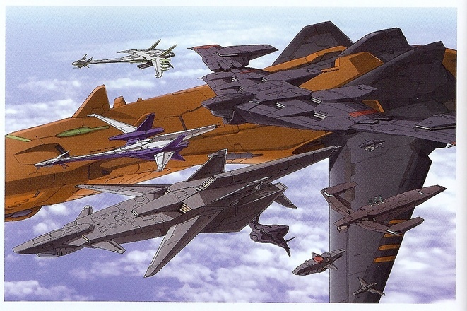 eureka_7, eureka_seven_(series), ship, ships, sky, space_craft
