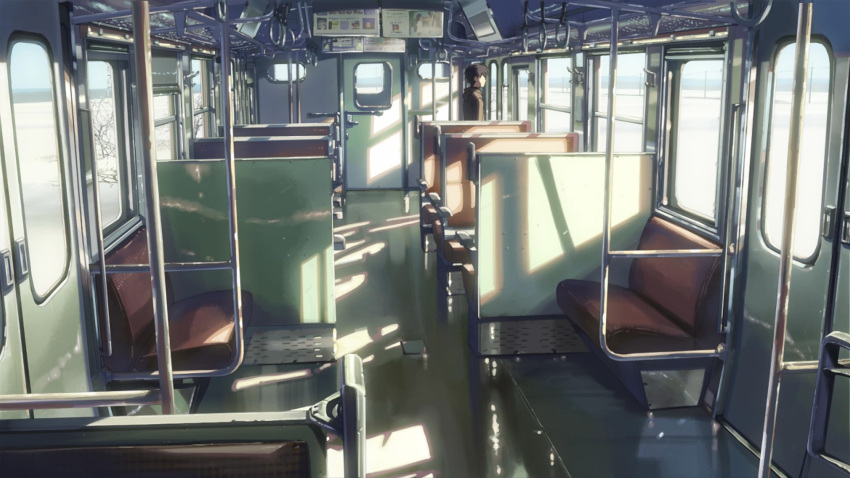 highres, light, realistic, screencap, shinkai_makoto, snow, toono_takaki, train
