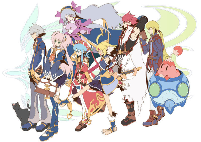 anna_laemmle, cat_ears, everyone, flay_gunnar, ghost, gust, jessica_philomele, mana_khemia