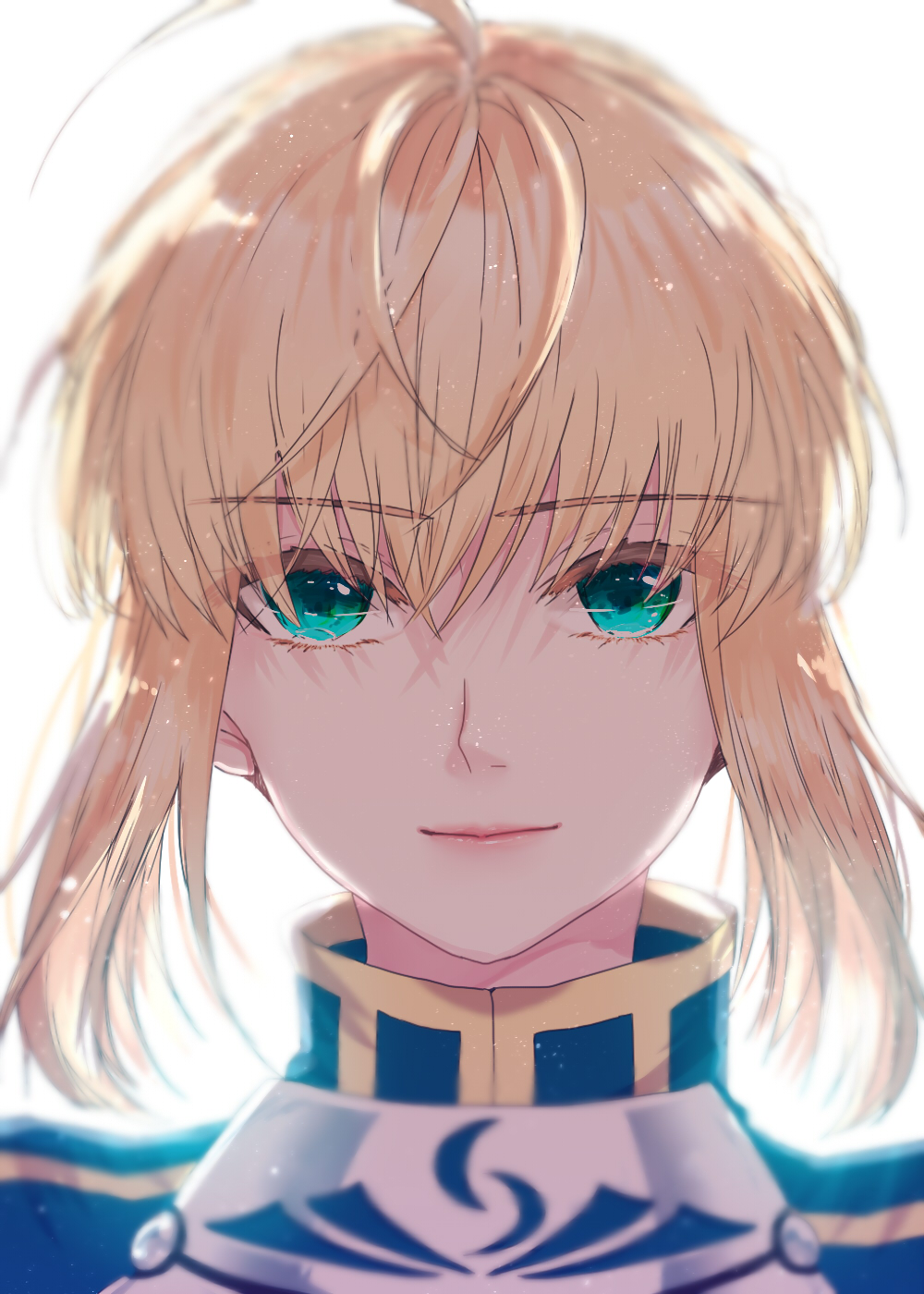 1girl, ahoge, aqua_eyes, armor, armored_dress, artoria_pendragon_(all), blonde_hair, eyebrows_visible_through_hair