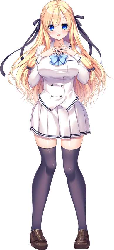 1girl, ama_ane_-my_sweet_sister-, ayuma_sayu, bangs, blazer, blonde_hair, blue_eyes, bow