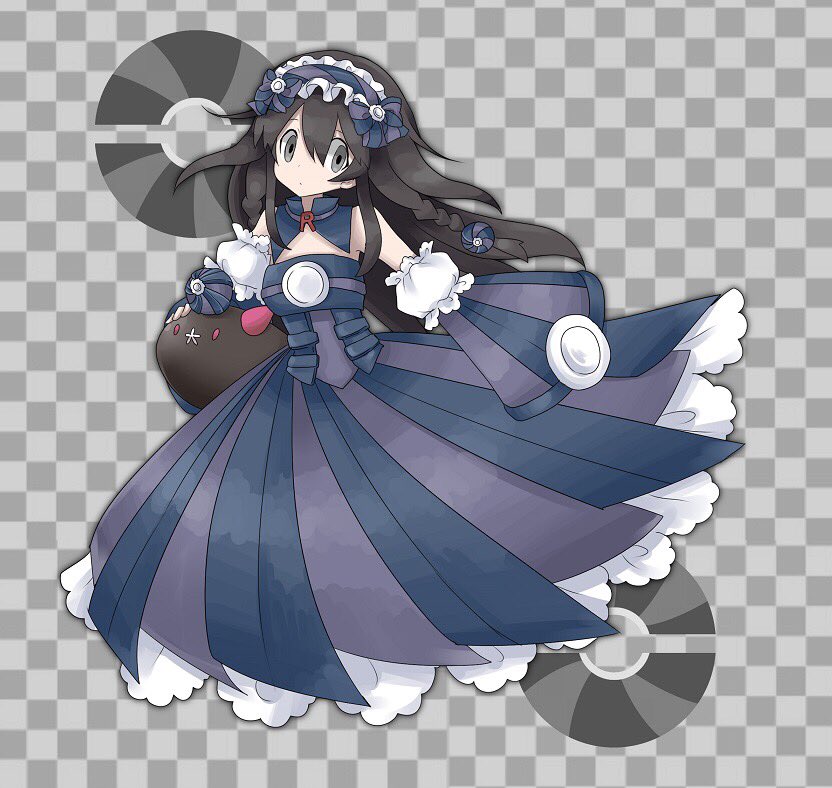 1girl, alternate_costume, bangs, bare_shoulders, black_hair, bow, braid, checkered