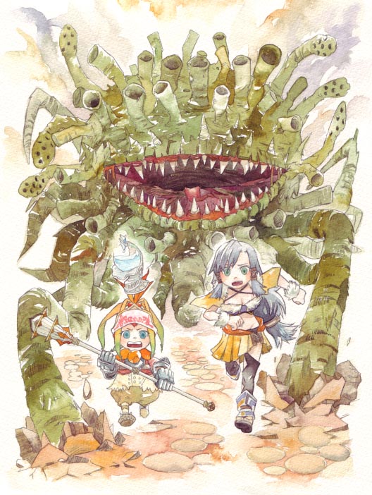blue_hair, eggru, final_fantasy, final_fantasy_crystal_chronicles, green_eyes, liltie, lilty, malboro