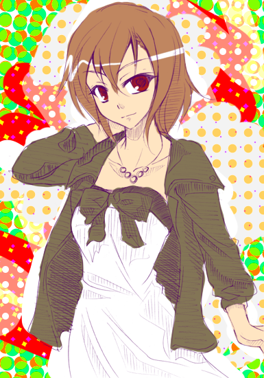 anti, brown_hair, original, purple_eyes, short_hair, solo
