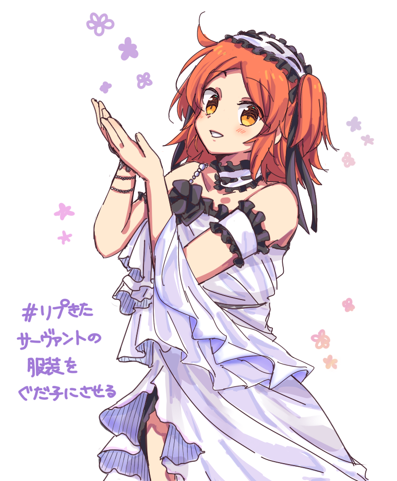1girl, arm_strap, black_ribbon, blush, bracelet, brown_eyes, brown_hair, choker