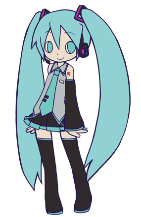 aqua_eyes, aqua_hair, bemani, boots, crossover, dollar, hatsune_miku, headphones
